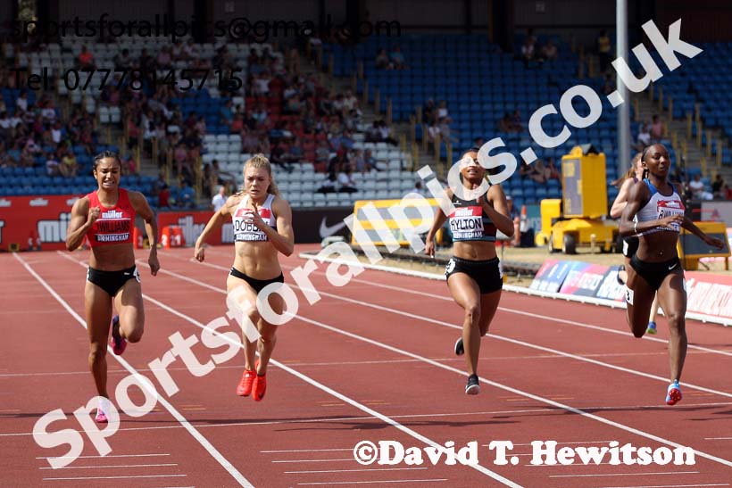 Womens 200 metres, Muller British Championships, Alexander Stadium, Birmingham. Photo: David T. Hewitson/Sports for All Pics